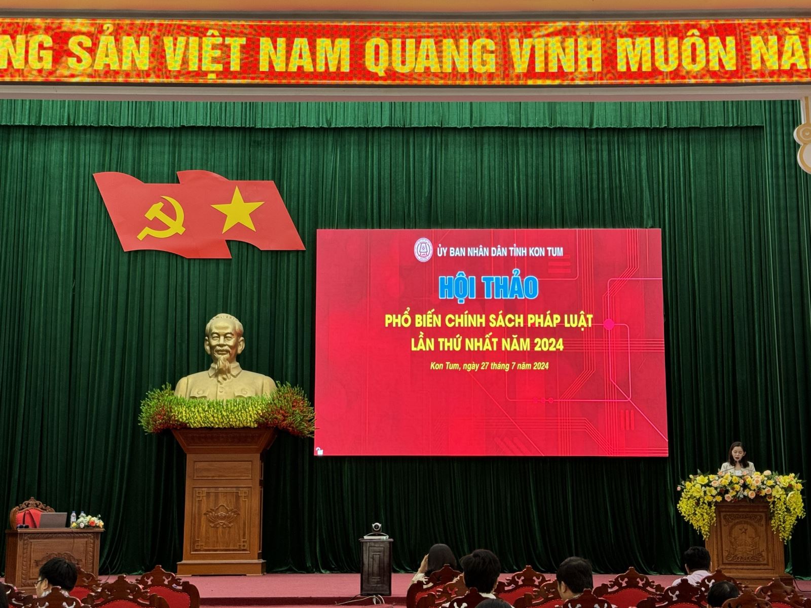 Hội thảo phổ biến chính sách pháp luật năm 2024, lần thứ nhất