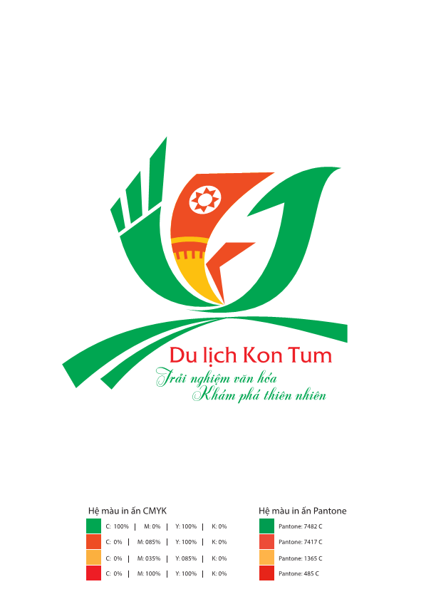 UBND tỉnh Phê duyệt Biểu tượng (Logo) và (Slogan) Du lịch Kon Tum