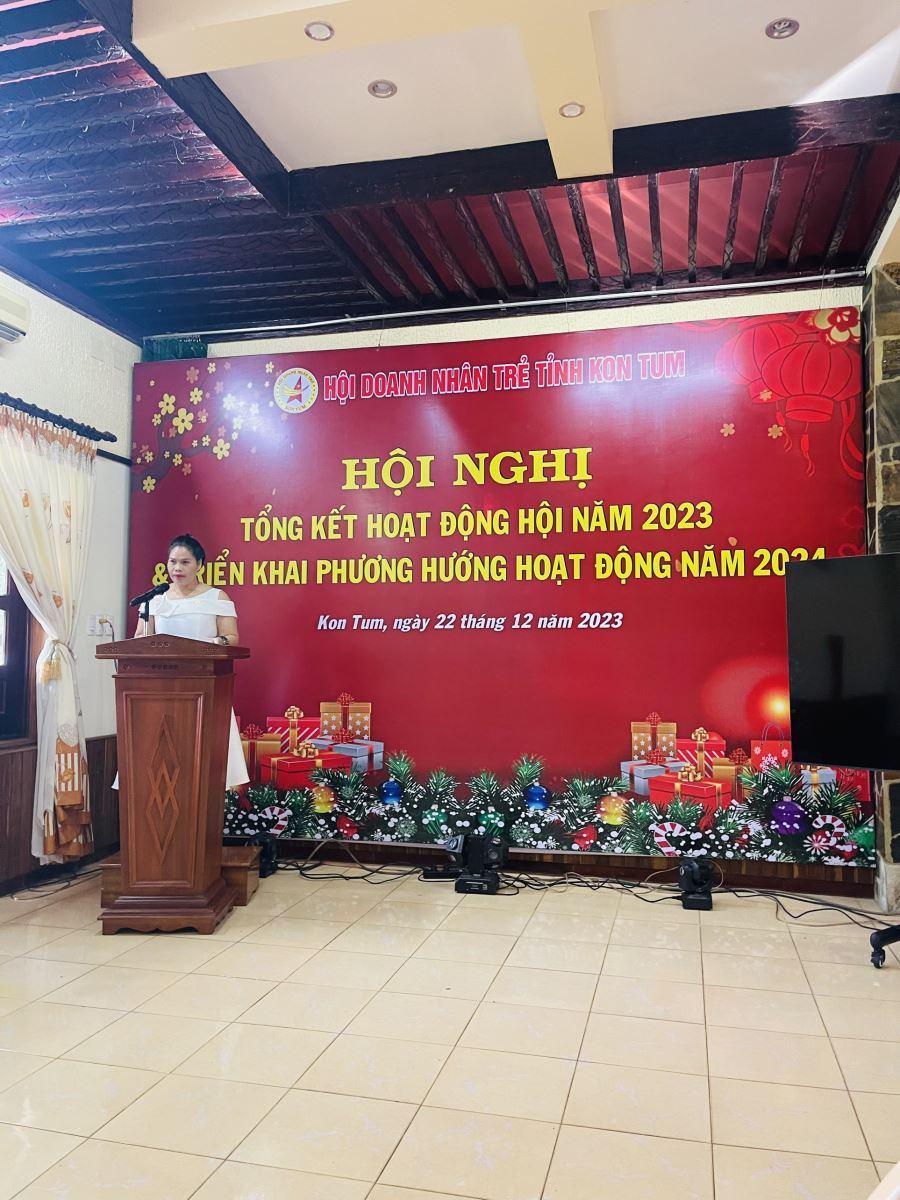 Hội doanh nhân trẻ tỉnh Kon Tum tổng kết hoạt động năm 2023